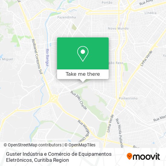 Guster Indústria e Comércio de Equipamentos Eletrônicos map