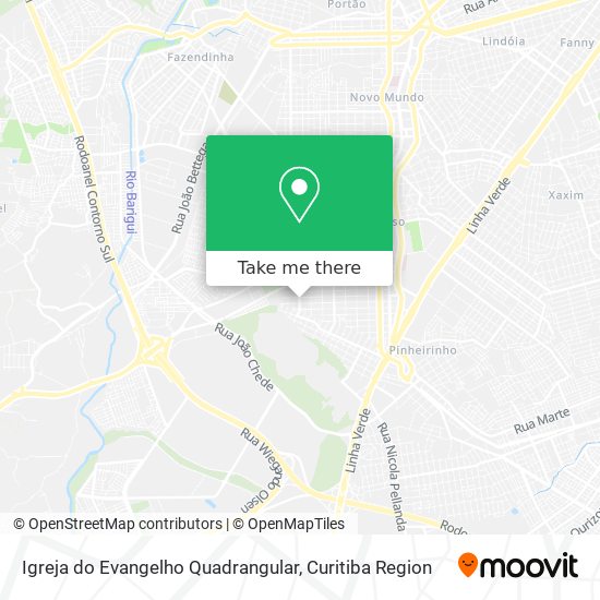 Igreja do Evangelho Quadrangular map