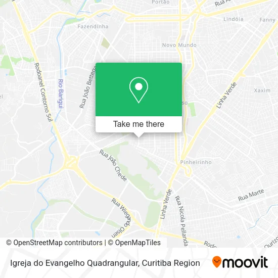 Igreja do Evangelho Quadrangular map