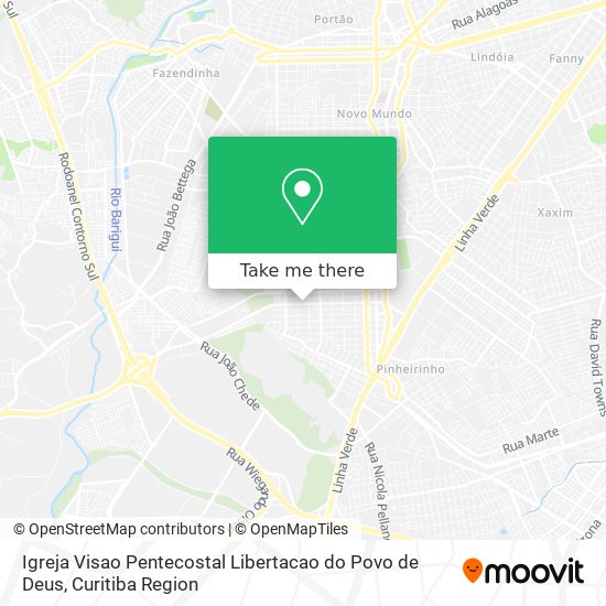 Igreja Visao Pentecostal Libertacao do Povo de Deus map