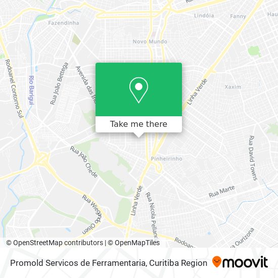 Promold Servicos de Ferramentaria map