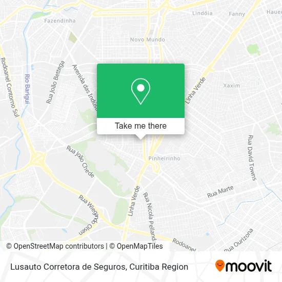 Lusauto Corretora de Seguros map