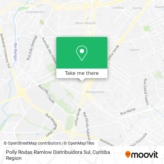 Polly Rodas Ramlow Distribuidora Sul map