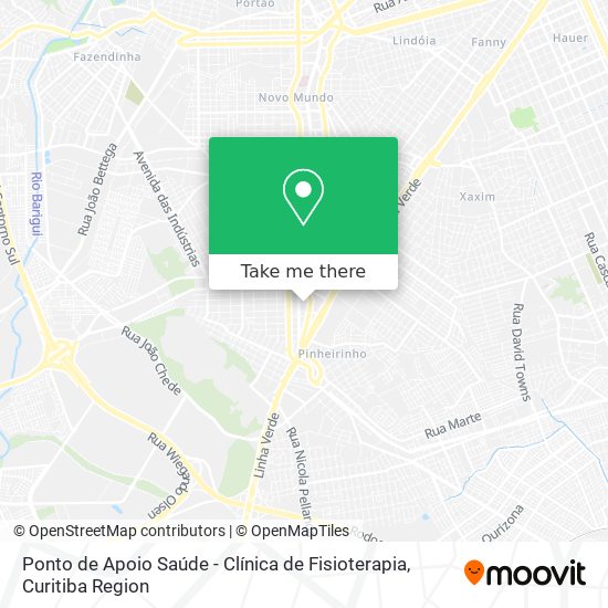 Ponto de Apoio Saúde - Clínica de Fisioterapia map