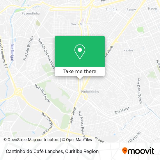 Cantinho do Café Lanches map