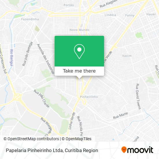 Papelaria Pinheirinho Ltda map