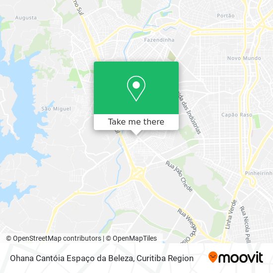 Ohana Cantóia Espaço da Beleza map