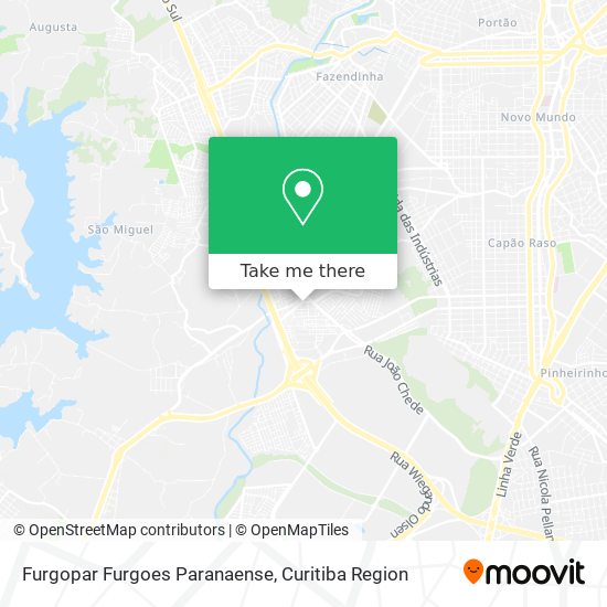 Furgopar Furgoes Paranaense map