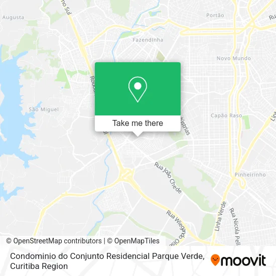 Condominio do Conjunto Residencial Parque Verde map