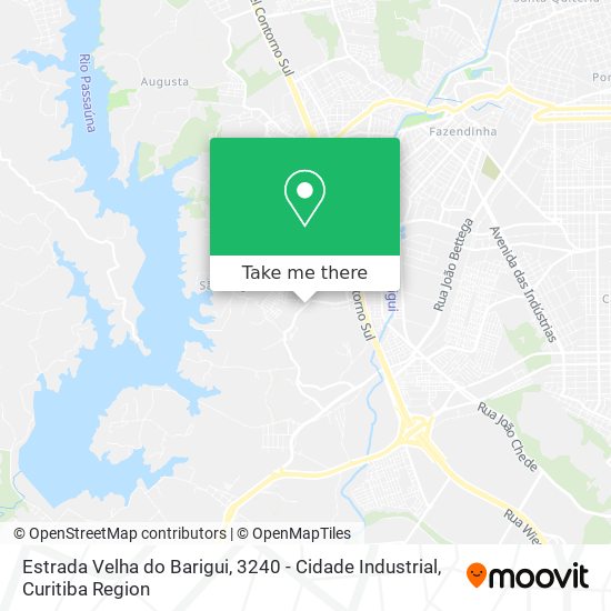 Estrada Velha do Barigui, 3240 - Cidade Industrial map