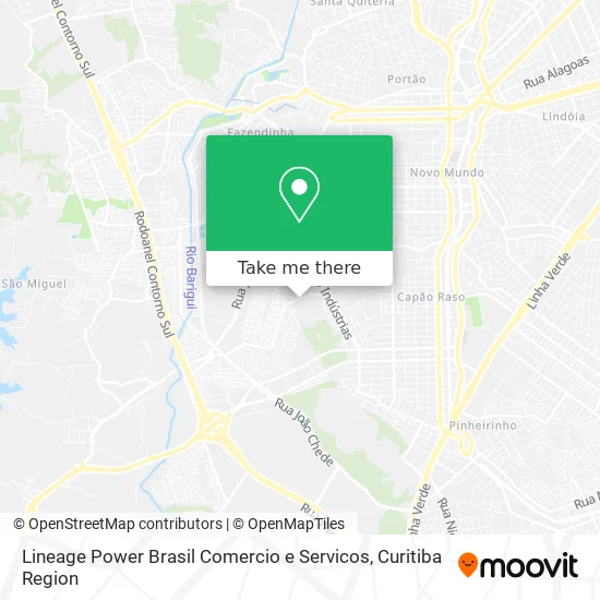 Lineage Power Brasil Comercio e Servicos map