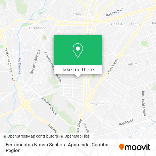 Ferramentas Nossa Senhora Aparecida map