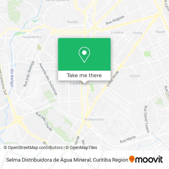 Selma Distribuidora de Água Mineral map