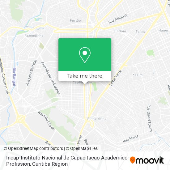 Incap-Instituto Nacional de Capacitacao Academico-Profission map