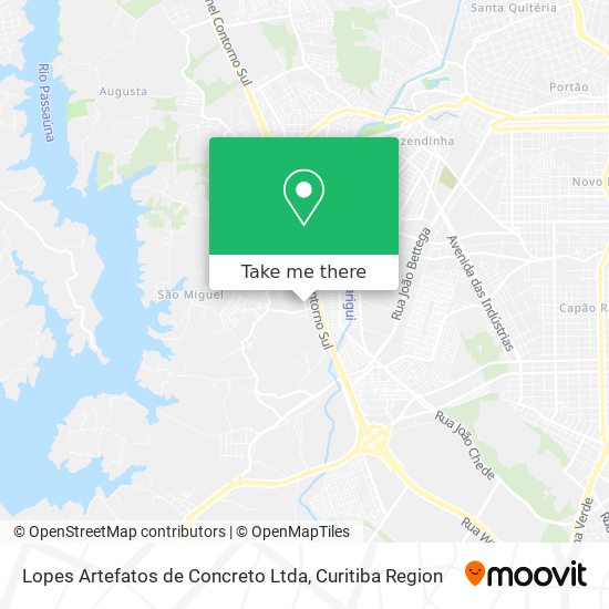 Lopes Artefatos de Concreto Ltda map