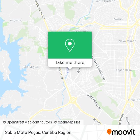 Sabiá Moto Peças map