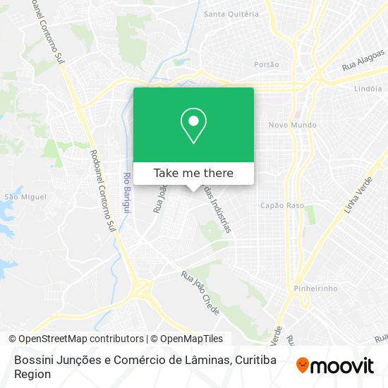 Bossini Junções e Comércio de Lâminas map
