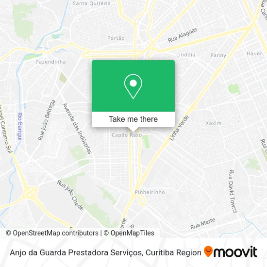 Anjo da Guarda Prestadora Serviços map