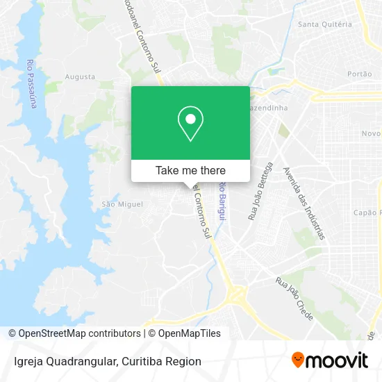 Igreja Quadrangular map