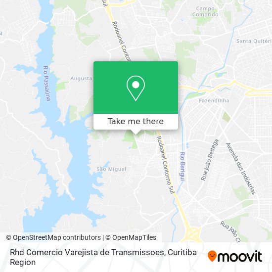 Rhd Comercio Varejista de Transmissoes map
