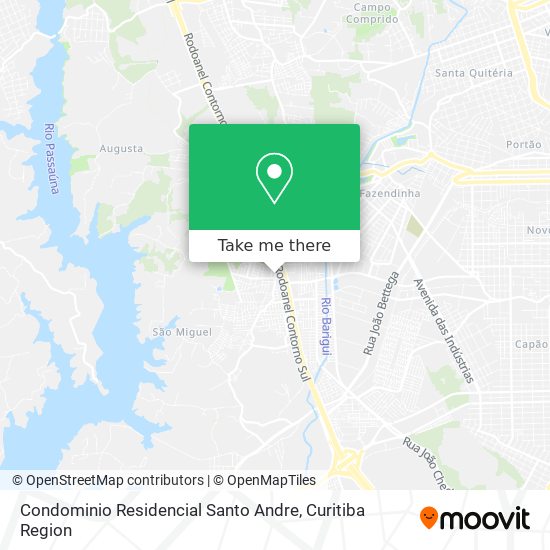 Mapa Condominio Residencial Santo Andre