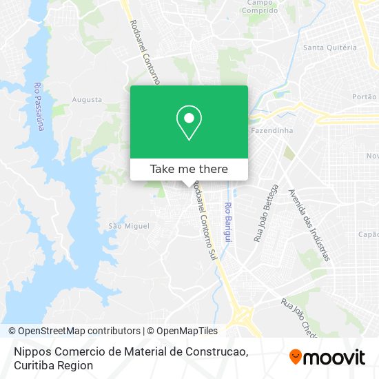 Mapa Nippos Comercio de Material de Construcao