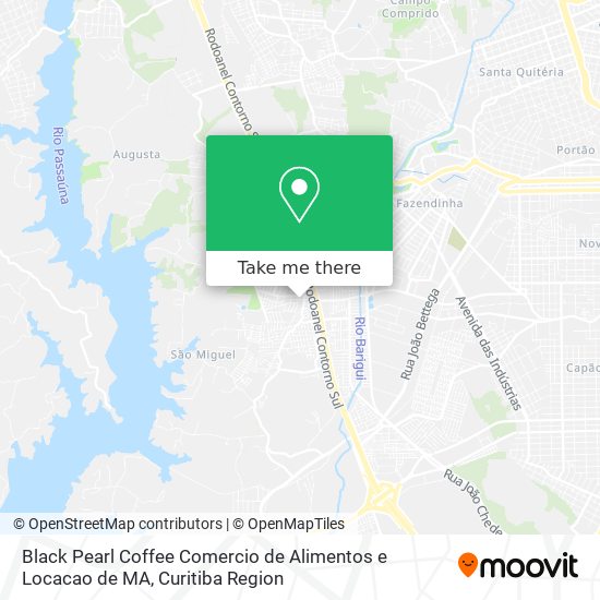 Black Pearl Coffee Comercio de Alimentos e Locacao de MA map