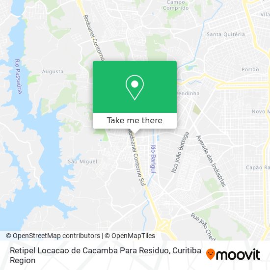 Retipel Locacao de Cacamba Para Residuo map