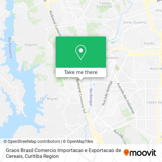 Graos Brasil Comercio Importacao e Exportacao de Cereais map