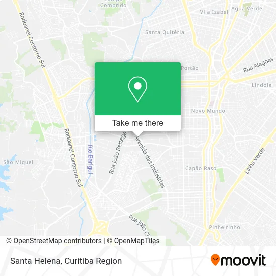 Santa Helena map