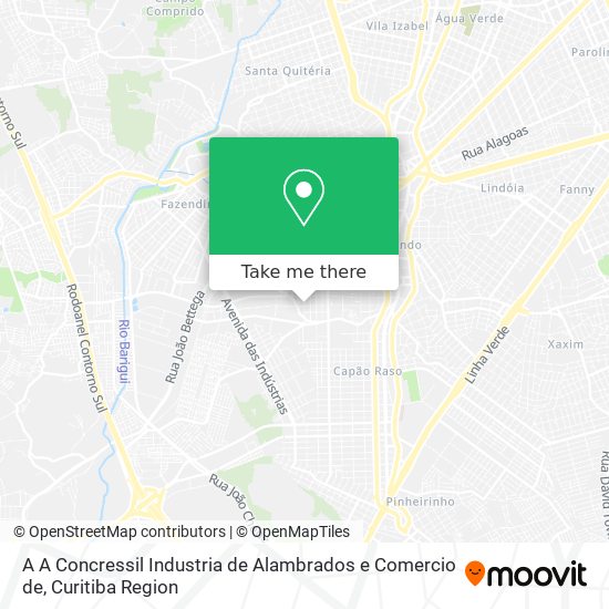 A A Concressil Industria de Alambrados e Comercio de map