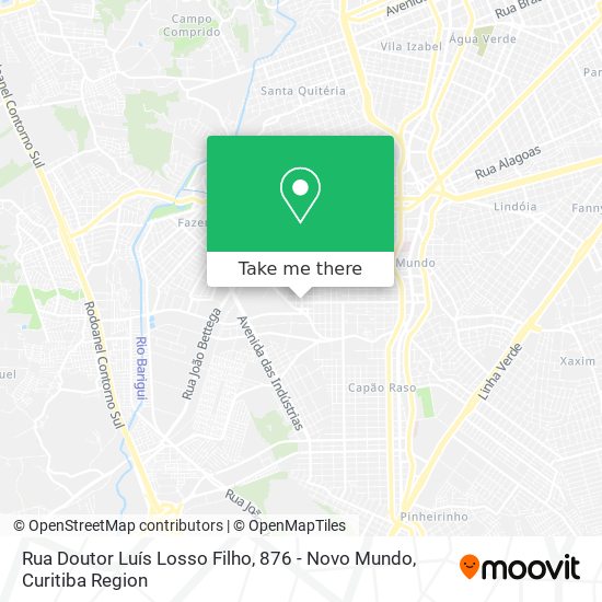 Rua Doutor Luís Losso Filho, 876 - Novo Mundo map