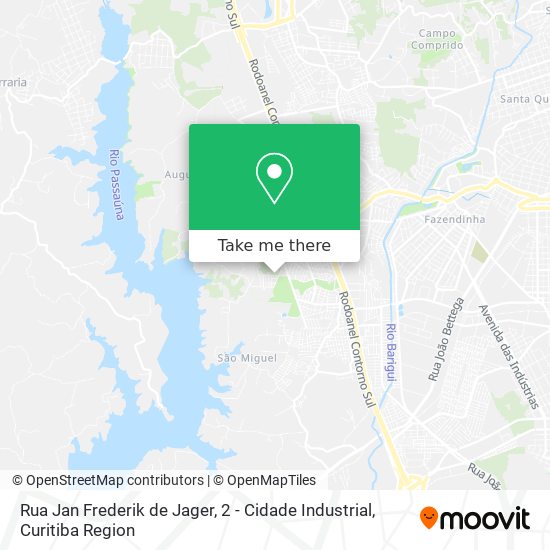 Rua Jan Frederik de Jager, 2 - Cidade Industrial map