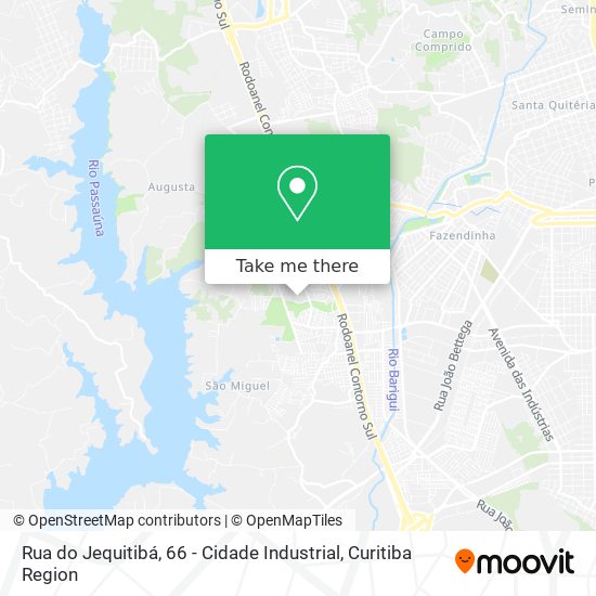 Rua do Jequitibá, 66 - Cidade Industrial map