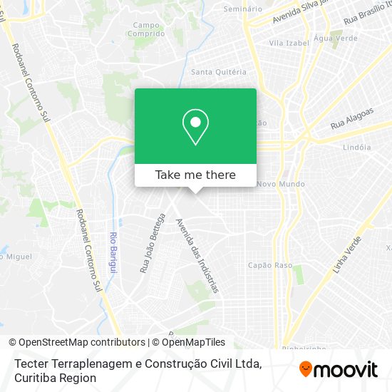 Tecter Terraplenagem e Construção Civil Ltda map