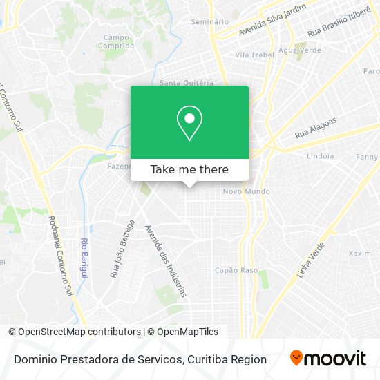 Dominio Prestadora de Servicos map