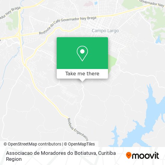 Associacao de Moradores do Botiatuva map