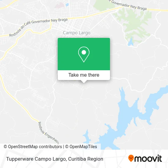Tupperware Campo Largo map