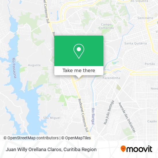 Juan Willy Orellana Claros map