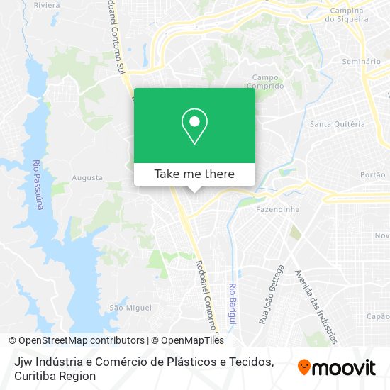 Jjw Indústria e Comércio de Plásticos e Tecidos map