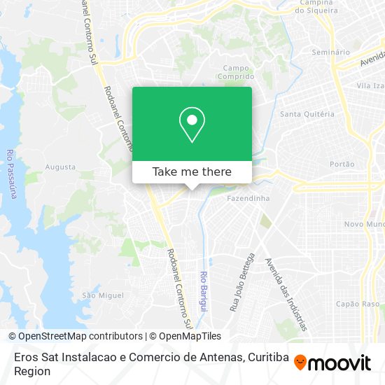 Eros Sat Instalacao e Comercio de Antenas map