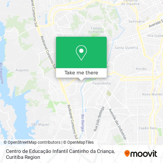 Centro de Educação Infantil Cantinho da Criança map
