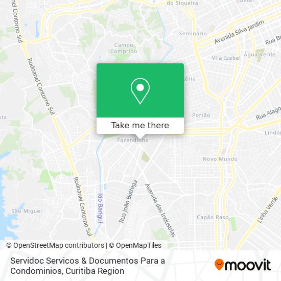 Mapa Servidoc Servicos & Documentos Para a Condominios