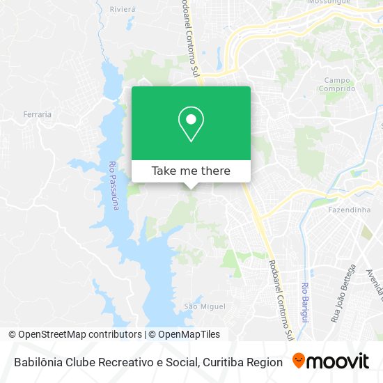 Babilônia Clube Recreativo e Social map