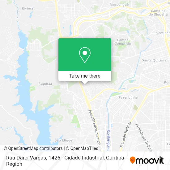Rua Darci Vargas, 1426 - Cidade Industrial map