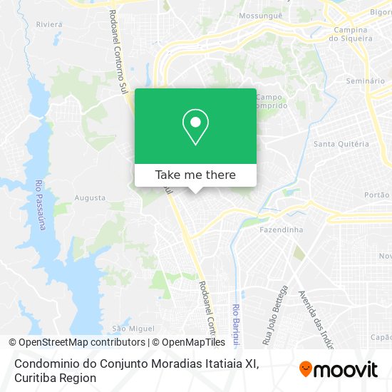 Mapa Condominio do Conjunto Moradias Itatiaia XI