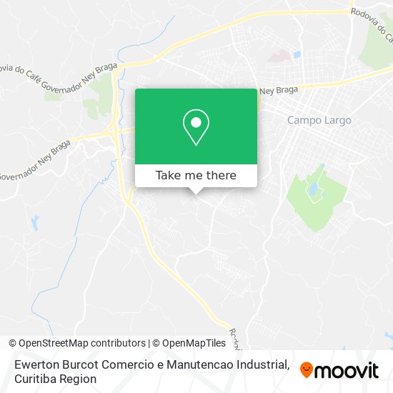 Mapa Ewerton Burcot Comercio e Manutencao Industrial