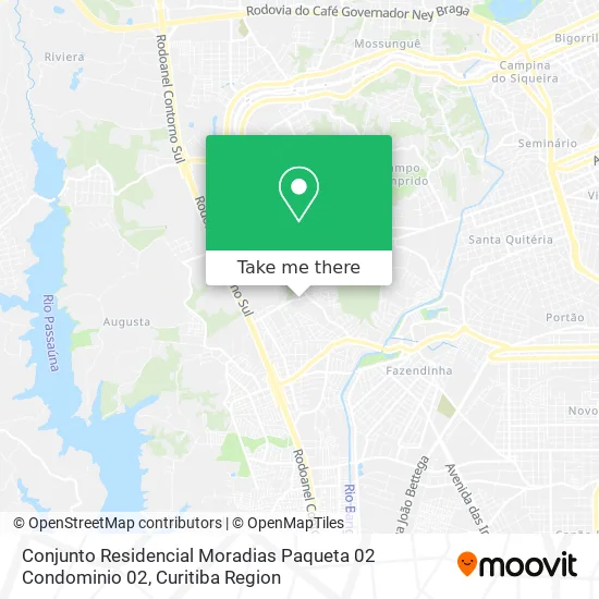 Conjunto Residencial Moradias Paqueta 02 Condominio 02 map