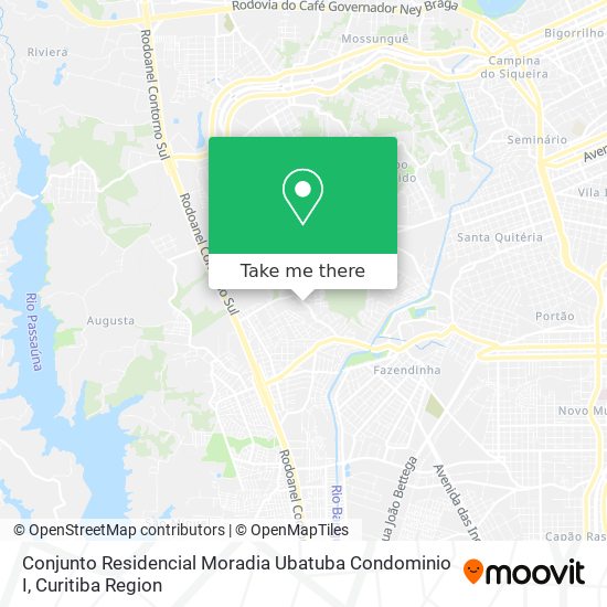 Conjunto Residencial Moradia Ubatuba Condominio I map