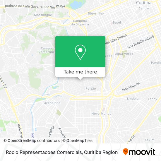 Rocio Representacoes Comerciais map